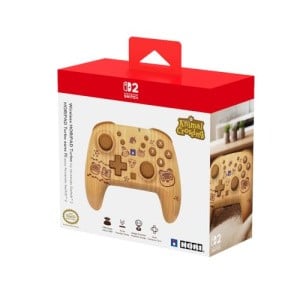 HORI Wireless HORIPAD Turbo (Animal Crossing Wood Brown) for Nintendo Switch 2