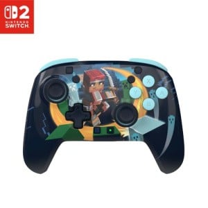 Turtle Beach Rematch Wireless Controller: Minecraft Dungeons II - Officially Licensed for Nintendo Switch 2, Nintendo Switch - TMR Thumbsticks, Lenticular Design, Rechargeable Battery