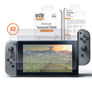 Orzly Nintendo Switch Screen Protector (2-pack)