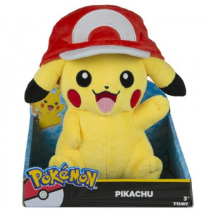 Pokémon Large Pikachu with Ash's Hat Plush