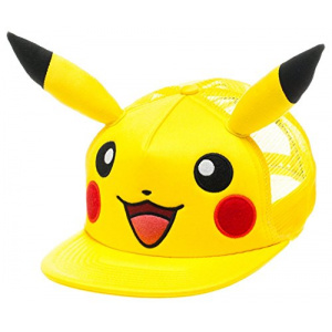 bioWorld Pokémon Pikachu Big Face with Ears Hat, One Size