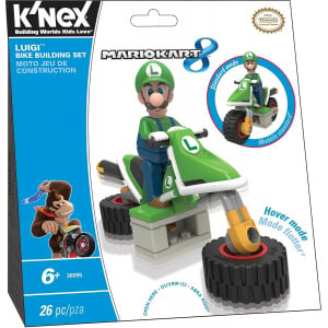 K'NEX Mario Kart 8 Luigi Hover Bike Building Set