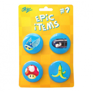 Mario Kart - Epic Items Button Pack