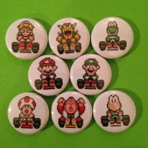 Mario Kart Button Set