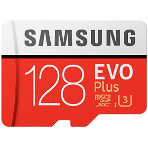 Samsung Memory Evo Plus 128 GB Micro SD Card with Adapter