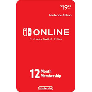 Nintendo Switch Online Individual Membership - 12 Months