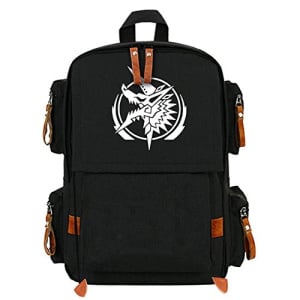 XCOSER Monster Hunter Backpack Anime Cosplay Schoolbag Canvas Bookbag Purse