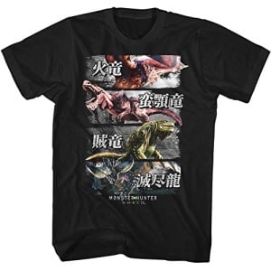 American Classics Monster Hunter T Shirt 4 Monsters