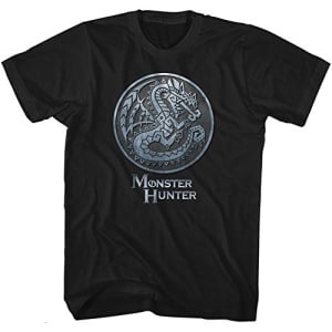 American Classics Monster Hunter Monster Emblem Black Adult T-Shirt