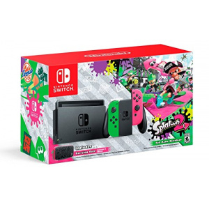 Nintendo Switch Hardware with Splatoon 2 + Neon Green/Neon Pink Joy-Cons (Nintendo Switch)