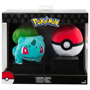 Pokémon Bulbasaur + Poké Ball Soft Toy