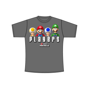 Mario PLAYERS - T-Shirt (Charcoal)