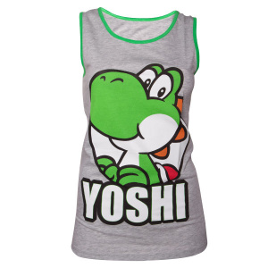 Yoshi Tank Top Girls - Grey/Green
