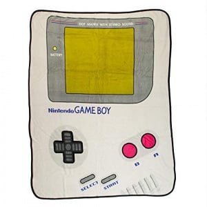 Game Boy Console Graphic Throw Blanket