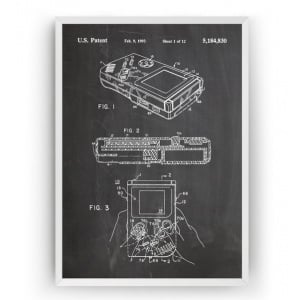 Game Boy Patent Poster