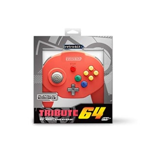 Retro-Bit Tribute 64 USB for Switch - Red