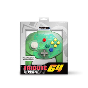 Retro-Bit Tribute 64 for Nintendo 64 - Forest Green