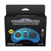 Retro-Bit Official SEGA Mega Drive USB Controller 8-Button Arcade Pad - Clear Blue