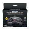 Retro-Bit Official SEGA Mega Drive USB Controller 8-Button Arcade Pad - Black