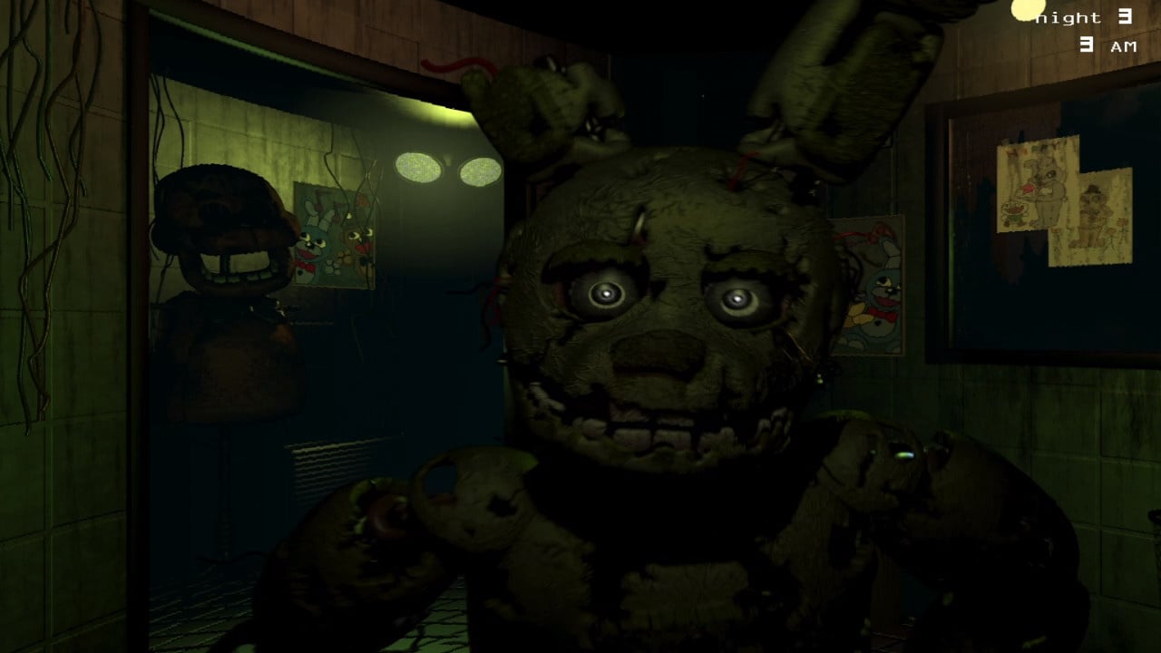 Playing A DELETED Version Of Five Nights At Freddy's 3 