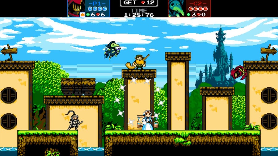 how to play two player on wii u shovel knight