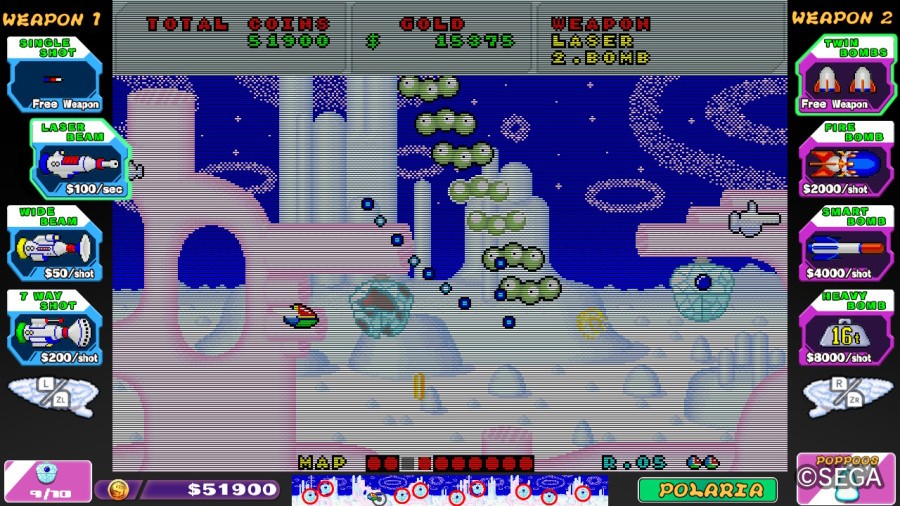 SEGA AGES Fantasy Zone Review - Screenshot 1 of 4