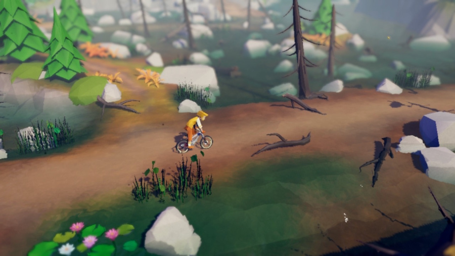Lonely Mountains: Downhill Review - Screenshot 2 of 4