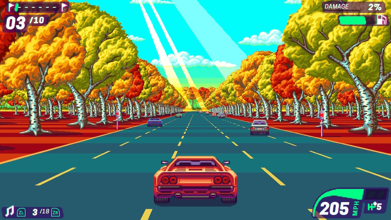80s OVERDRIVE - Retro-awesome racing game.