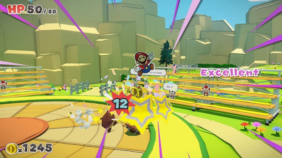 Paper Mario: The Origami King Review - Screenshot 1 of 7