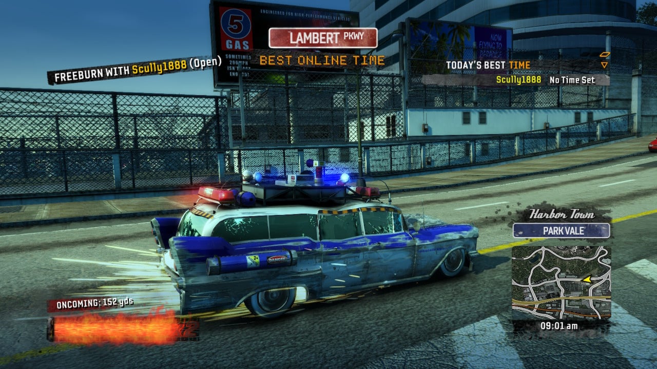 Playing chicken with a ghost in Burnout Paradise