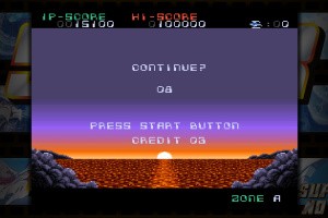 Darius Cozmic Collection Console Screenshot