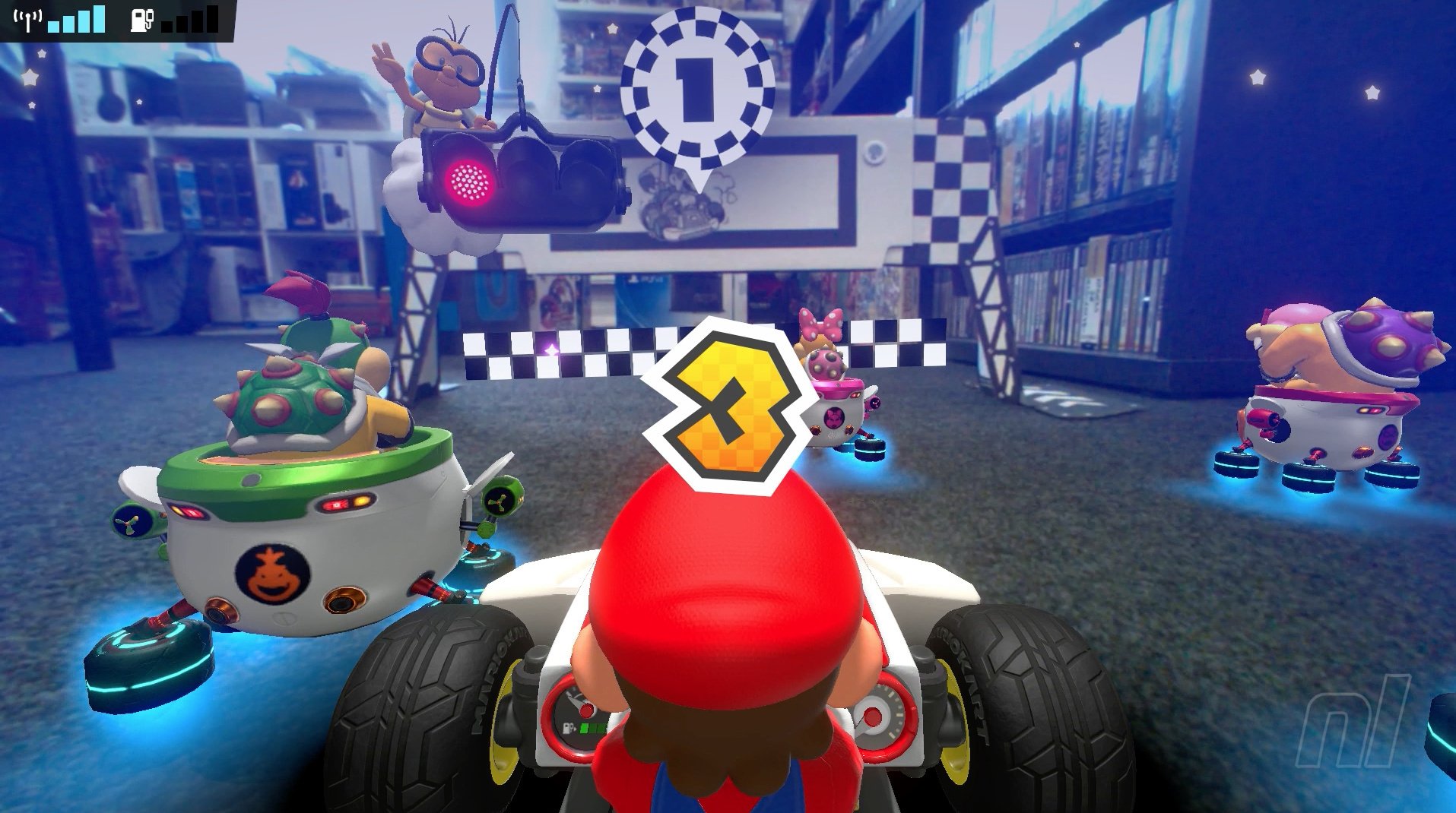 Does Mario Kart Live: Home Circuit remember the courses you've already  made?