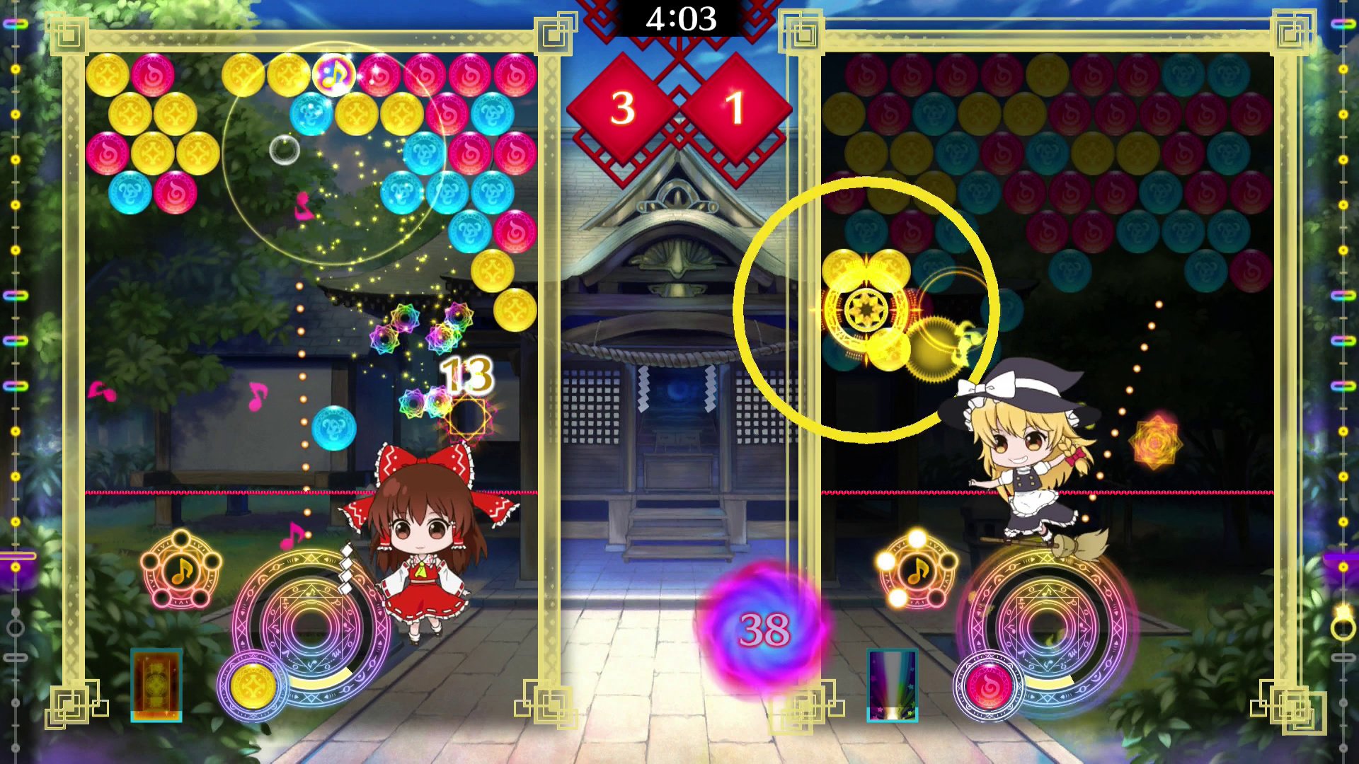 Análise: Touhou Spell Bubble (Switch) é uma aventura rítmica em