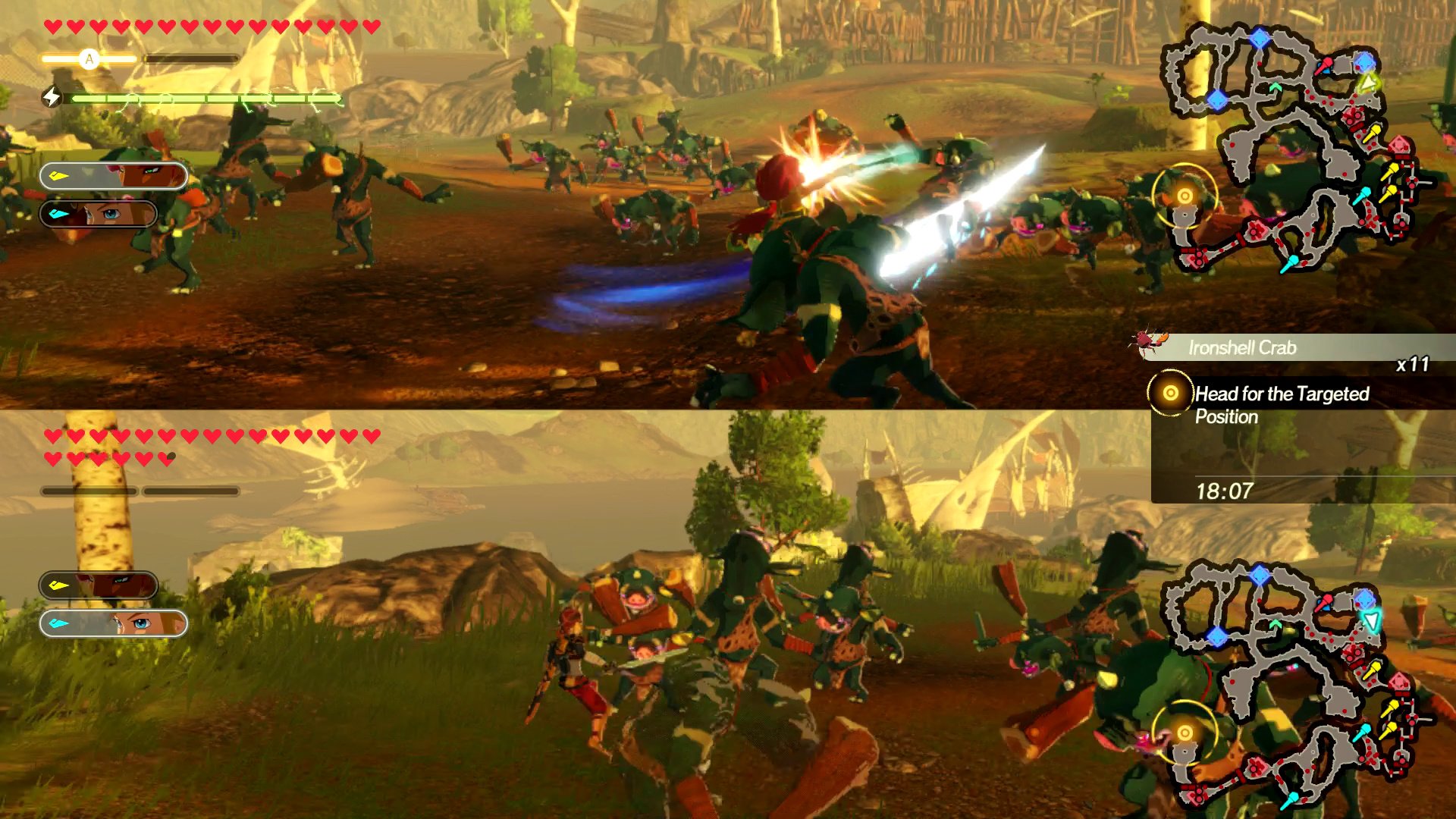 hyrule warriors switch online multiplayer