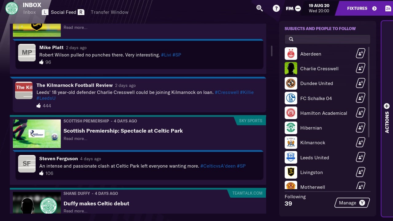 Football Manager 2022 Touch (FM22) First Look on Nintendo Switch