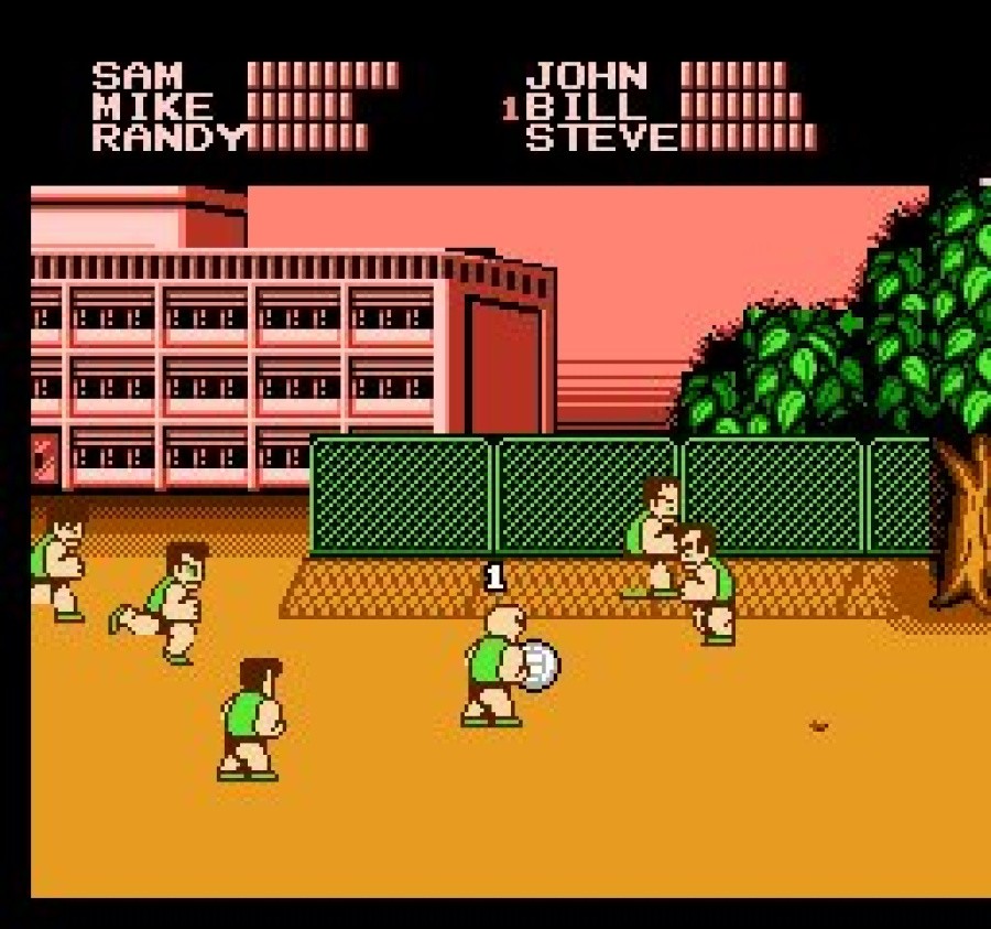 Super Dodge Ball (NES) Screenshots