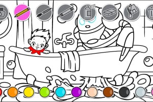 Comic Coloring Book Screenshot