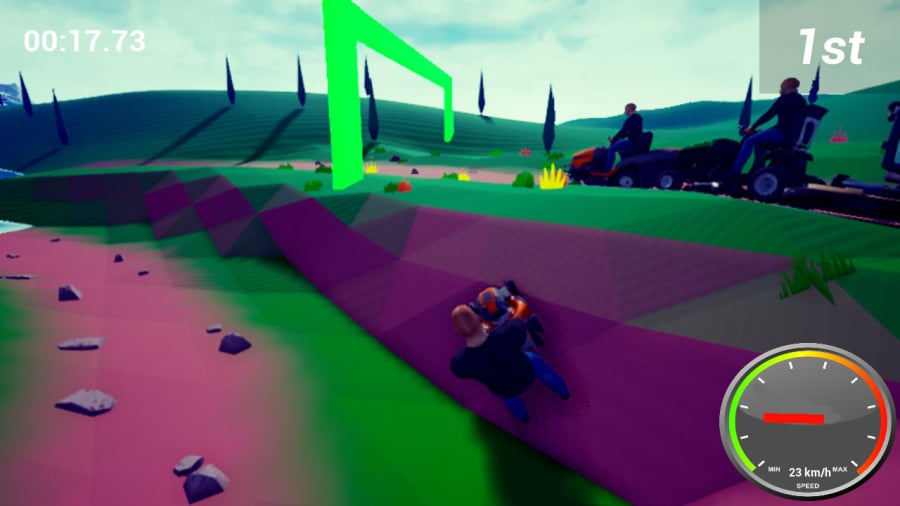 Lawnmower Game: Racing Review - Screenshot 1 of 4