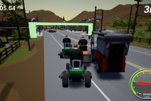 Lawnmower Game: Racing Screenshot