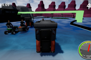 Lawnmower Game: Racing Screenshot