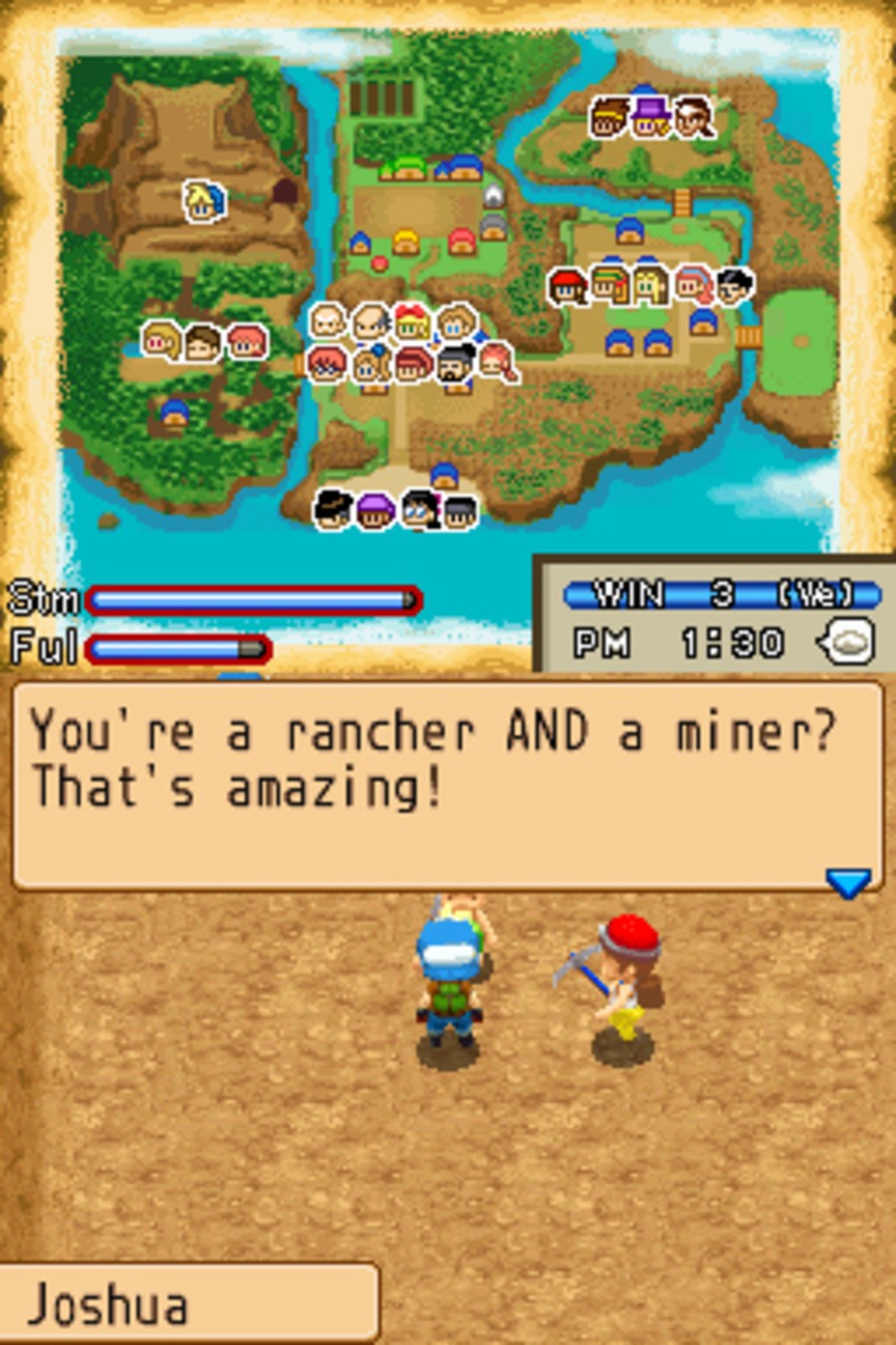 harvest moon ds map harvest moon ds map