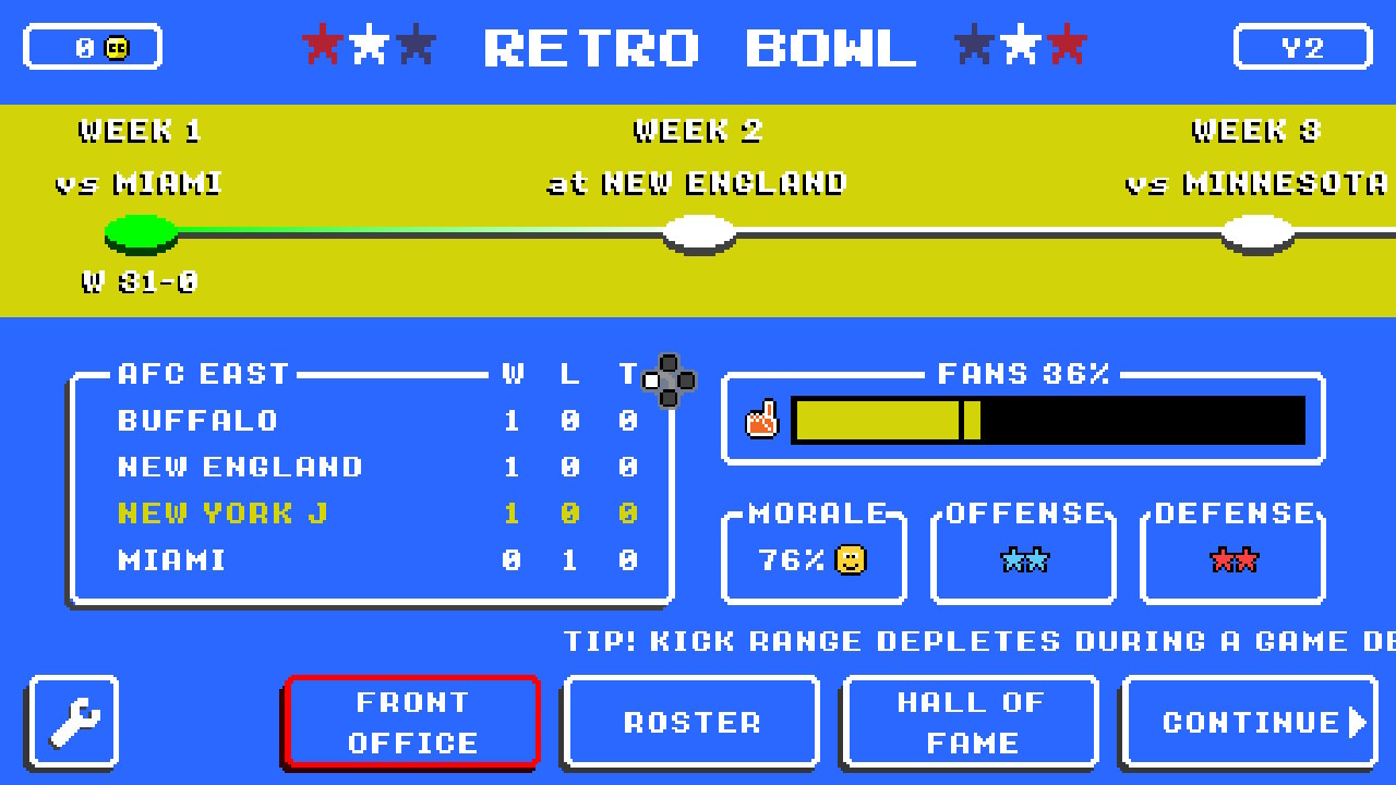Since this game is Retro Bowl, I changed the uniforms of many teams to be  their uniforms from previous eras : r/RetroBowl