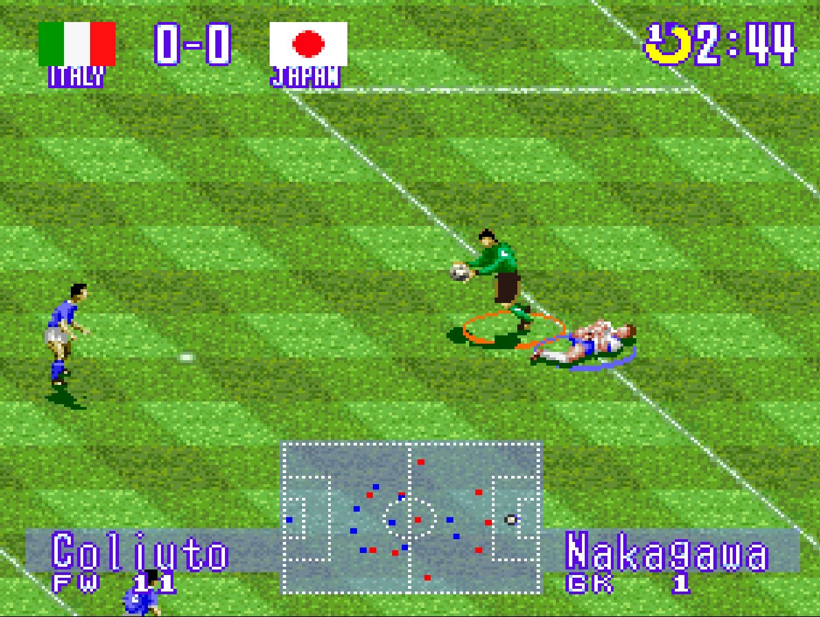 International Superstar Soccer Deluxe (1995), SNES Game