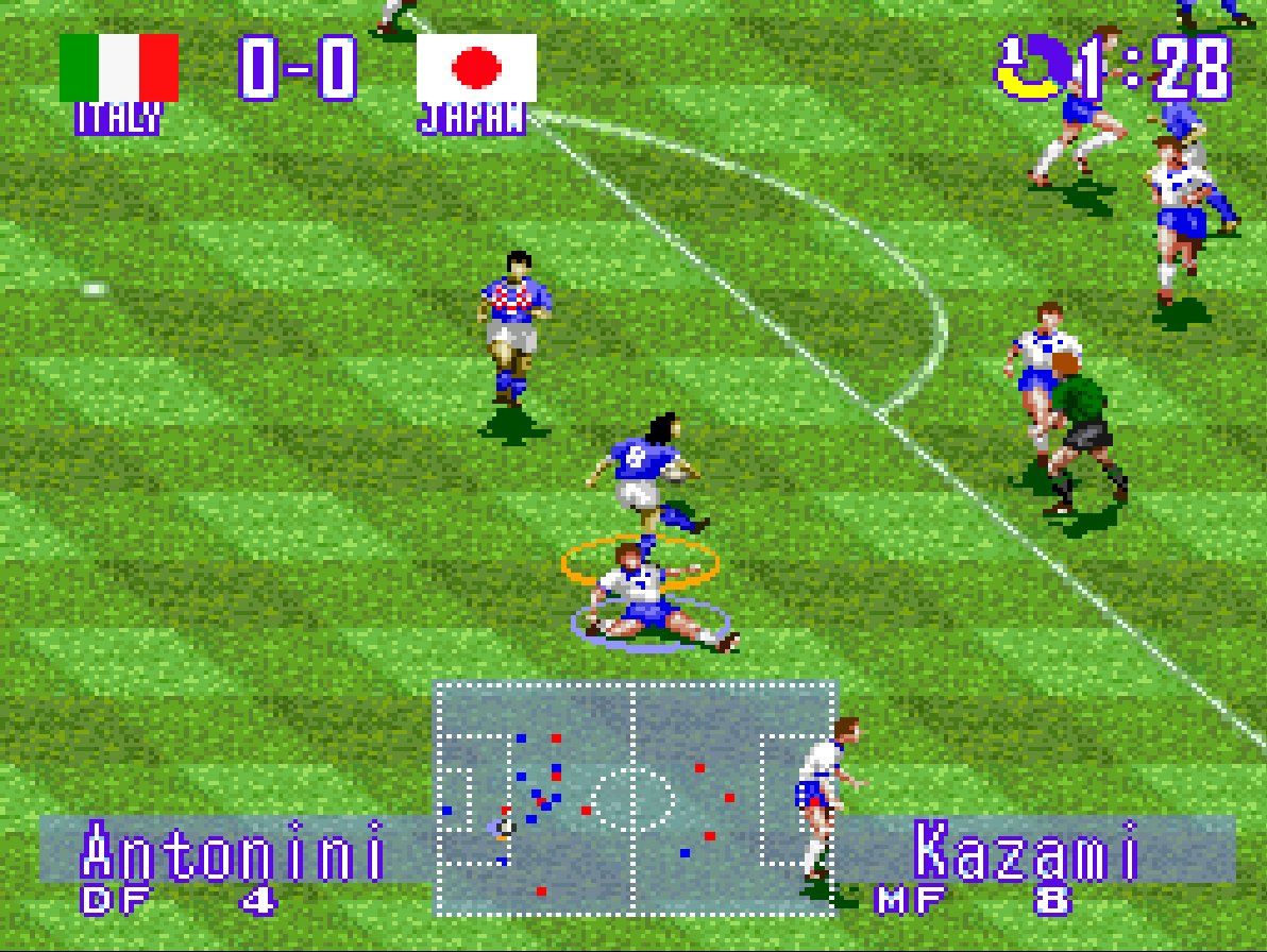 International Superstar Soccer Deluxe (1995), SNES Game