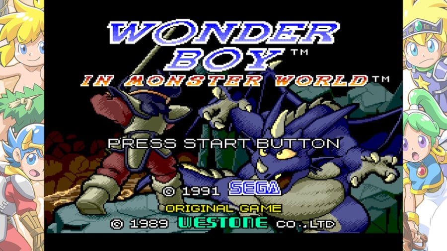 Ulasan Wonder Boy Collection - Tangkapan Layar 2 dari 5