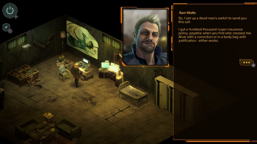 Shadowrun Returns Review - Screenshot 2 of 3