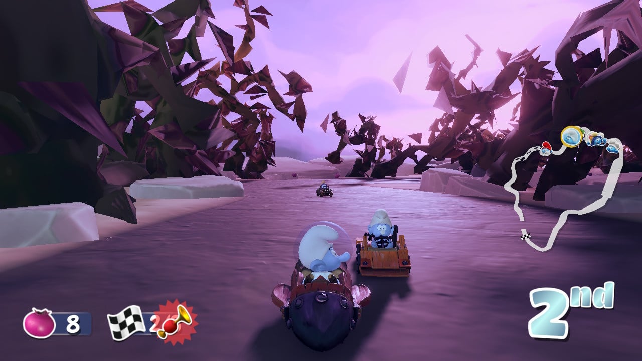 Análise: Smurfs Kart (Switch) é uma bela corrida pelo famoso universo dos  seres azuis, apesar das derrapadas - Nintendo Blast