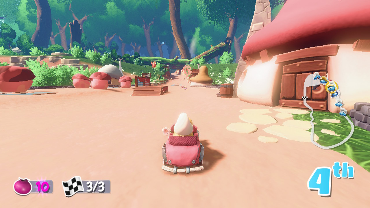 Análise: Smurfs Kart (Switch) é uma bela corrida pelo famoso universo dos  seres azuis, apesar das derrapadas - Nintendo Blast