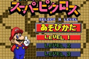 Mario's Super Picross Screenshot
