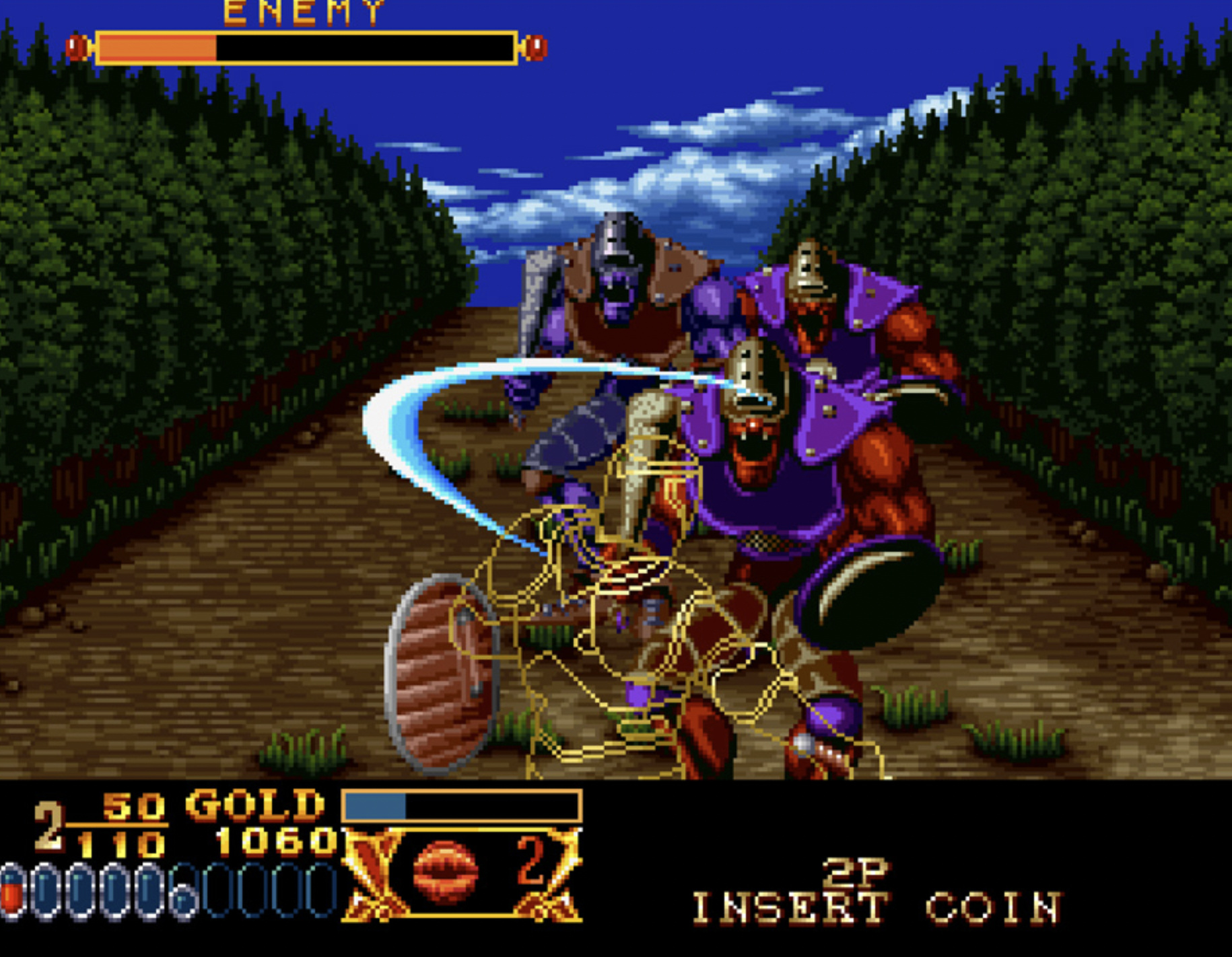 Crossed Swords (1991), Neo Geo Game